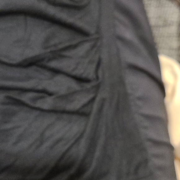 Diane VF semi Sheer Black short flowy sleeve top - Picture 3 of 4